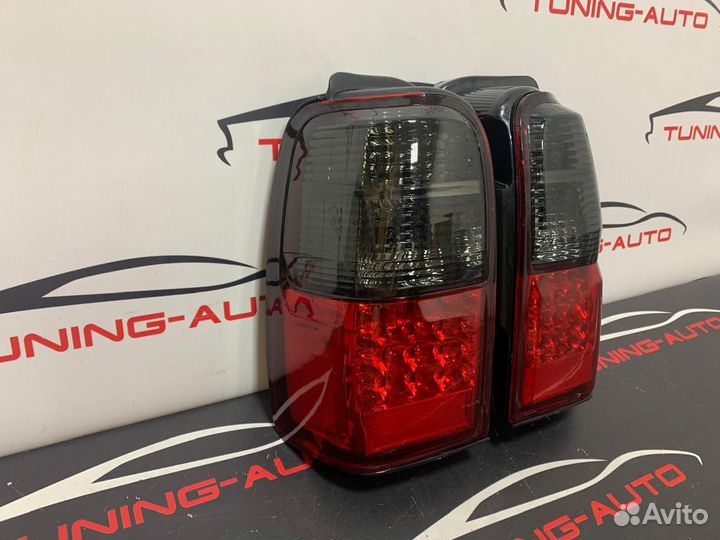 Стоп-сигналы Toyota Hilux Surf RZN185 (темно-красные)