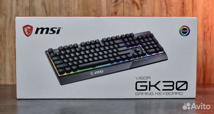 Игровая клавиатура MSI Vigor GK30 RGB