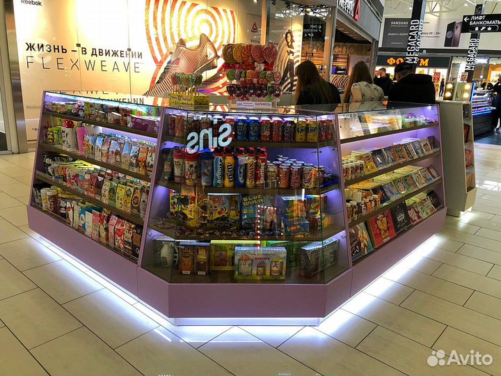 Торговый остров для сладостей новый