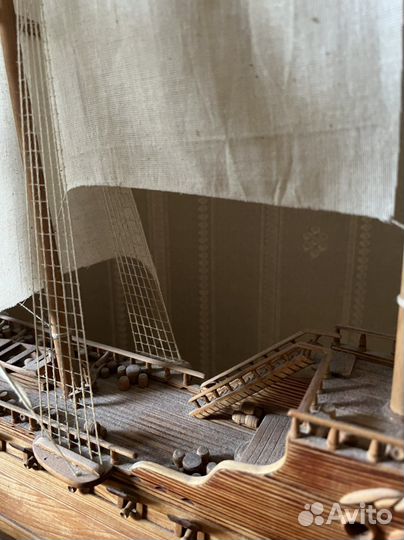 Коллекционная модель корабля винтаж