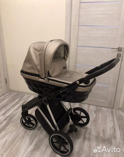 Коляска adamex 3 в 1 экокожа