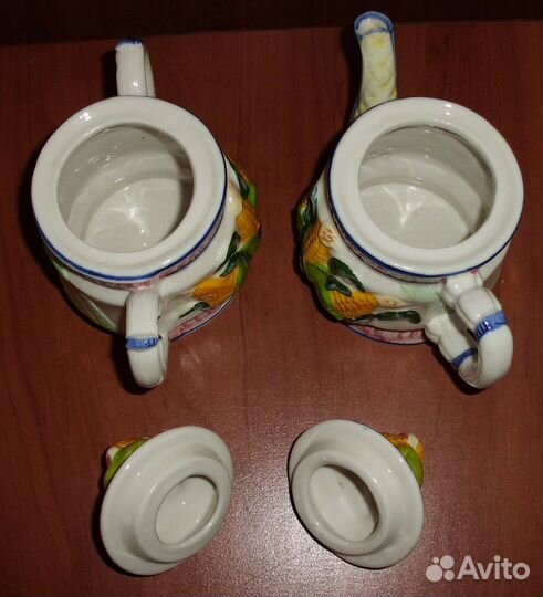 Новый набор чайник и сахарница Китай