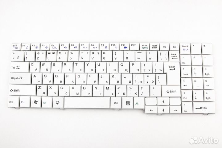 Клавиатура для ноутбука DNS ECS MB50 белая p/n: 8