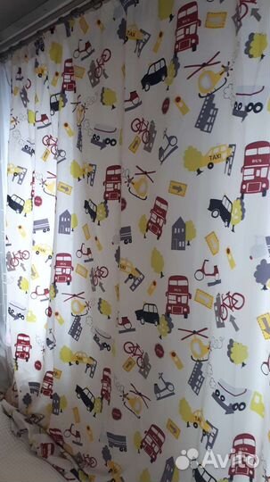 Штора в детскую для мальчика