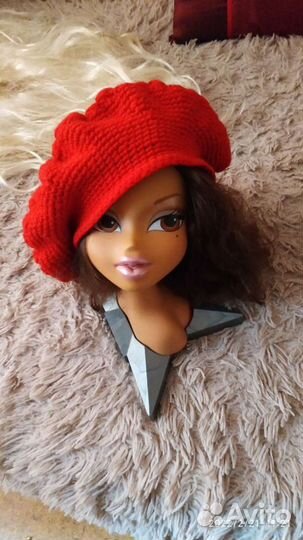 Берет женский, вязаный (шерсть), новый