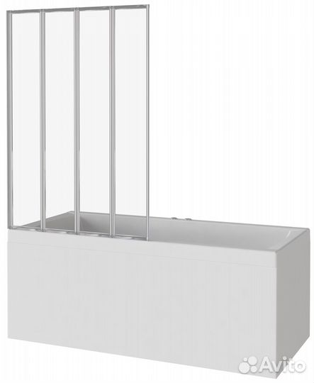 Шторка для ванны Good Door screen GR4-100-C-CH