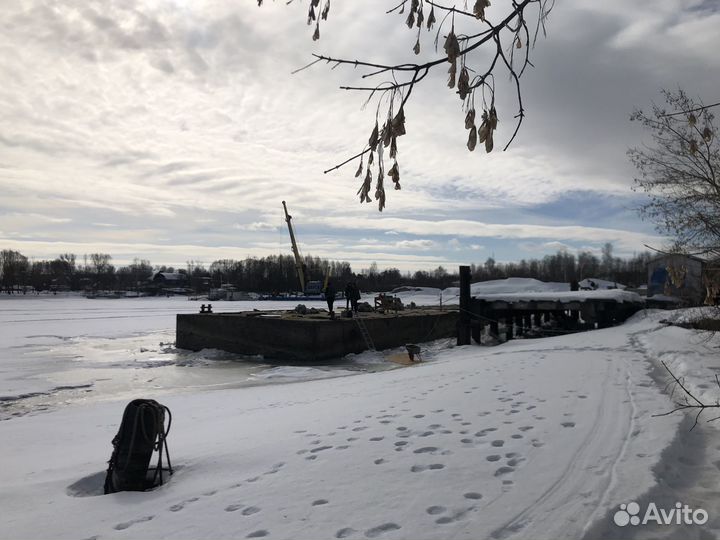 Дебаркадер ж/б 10х35