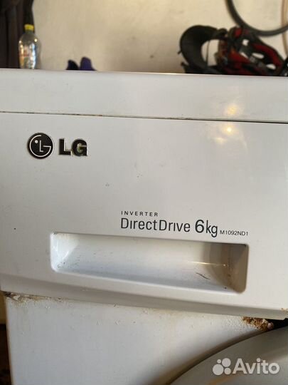 LG direct drive 6kg M1092ND1 по запчастям