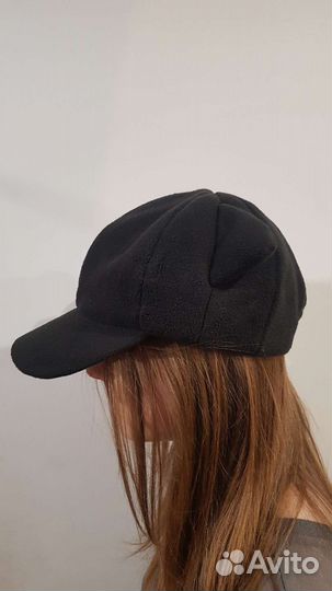 Кепка флисовая с кошачьими ушками