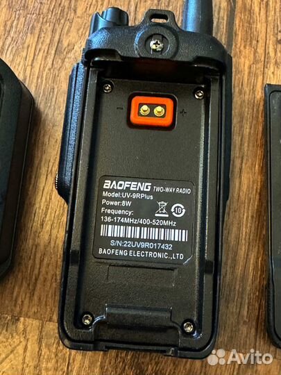 Рация baofeng uv 9r plus комплект из 2х шт (новая)