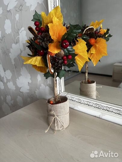 Осенняя поделка из природных материалов