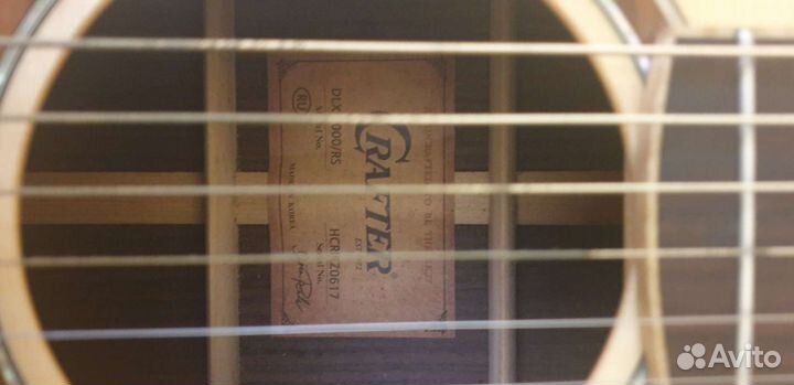 Акустическая гитара crafter