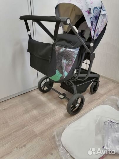 Коляска 2 в 1 babyton +автолюлька (лёгкая)