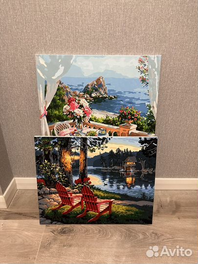 Готовая картина по номерам