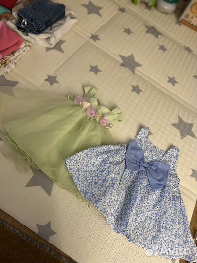 Вещи пакетом на девочку 74 80