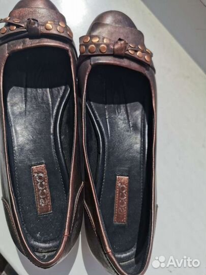 Туфли балетки ecco 38