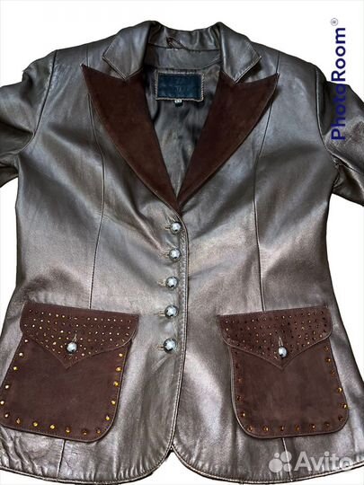Куртка кожаная женская 42 44