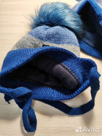 Зимний комплект шапка и снуд новые, размер 50-52