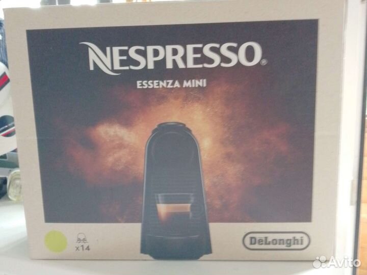 Капсульная кофемашина nespresso essenza mini green