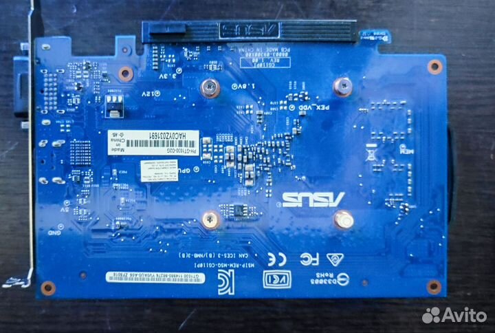 Видеокарта asus gt 1030 2gb