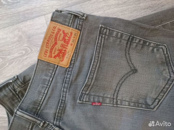 Джинсы levis 514 широкие