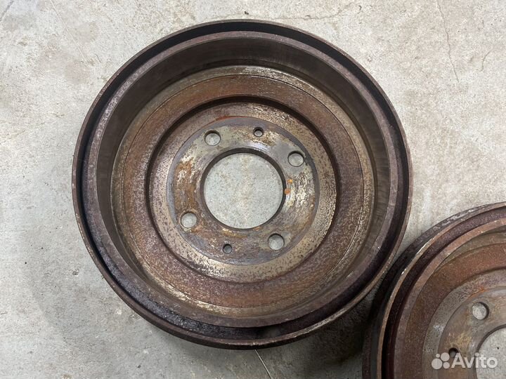 Задние барабаны на Mitsubishi Lancer 9