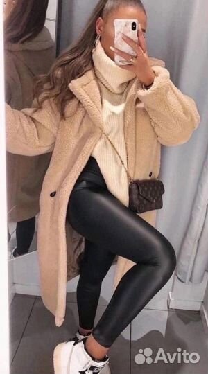 Искусственная шуба тедди 48