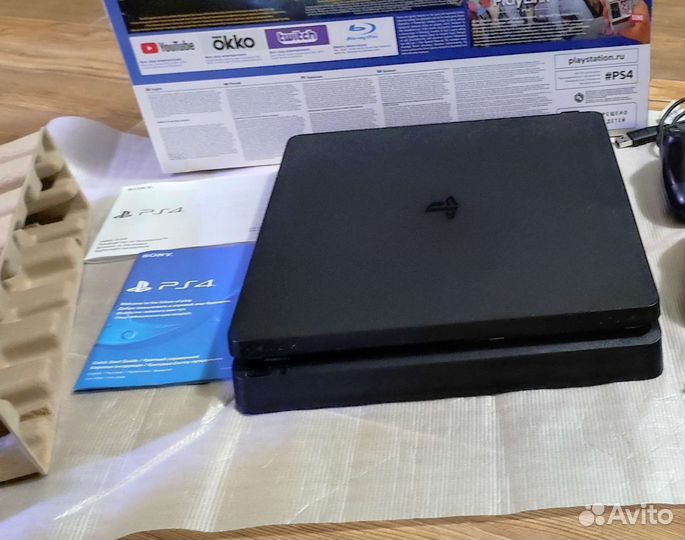 PS 4 Slim 1tb., 458 игр, 2дж. гарантия, PS+ 12мес