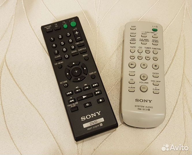 Пульт Sony DVD RMT-187P