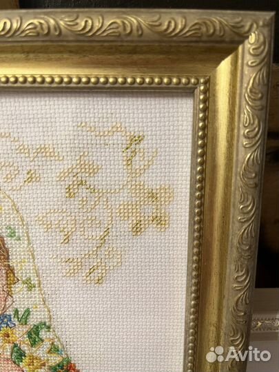 Картина вышитая крестом