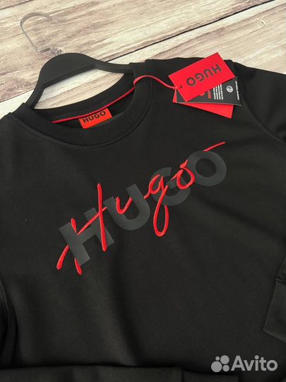 Свитшот Hugo Boss мужской черный люкс