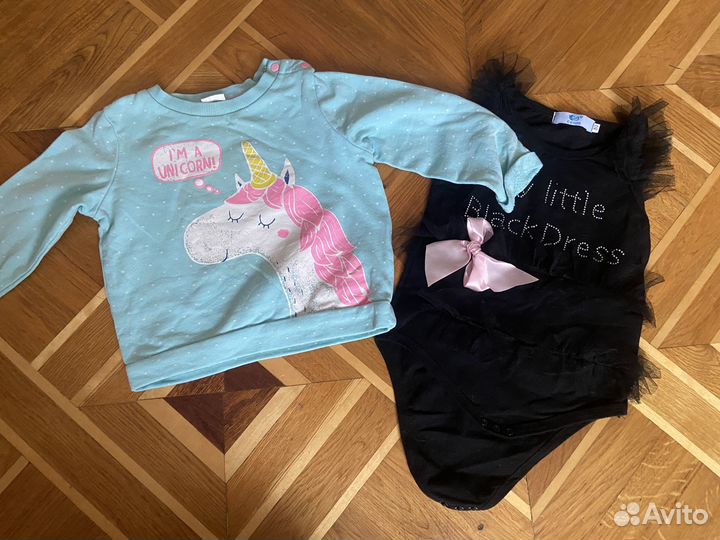 Пакет вещей на девочку 80-86 р-р