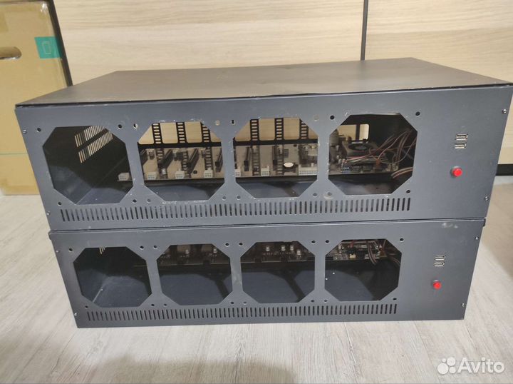 Корпус + тушка для майнинг фермы на 8 карт