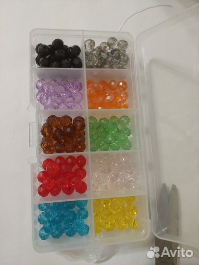 Бусины кристальные