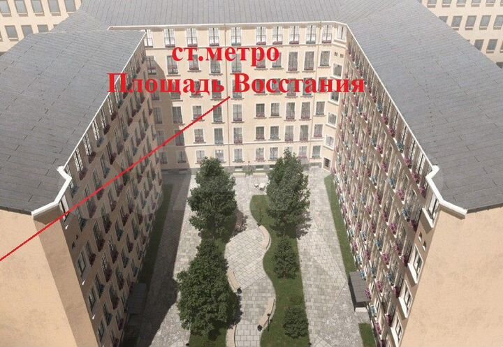 86м² помещение в апарт-отеле