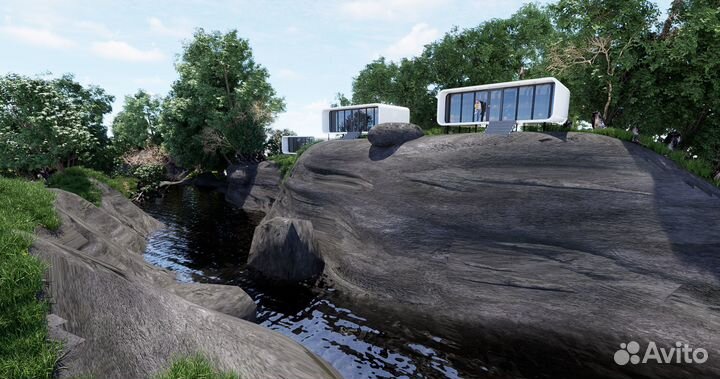 3D моделирование от 1 дня коммерция, парки, дома