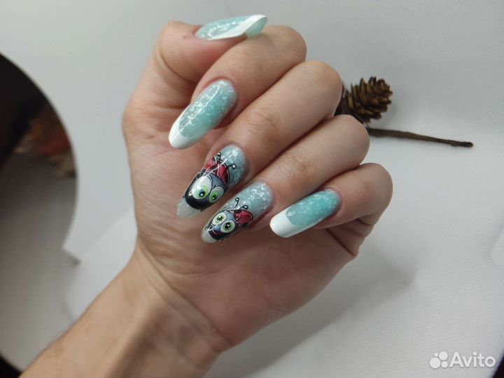 Маникюр-Наращивание ногтей на дому