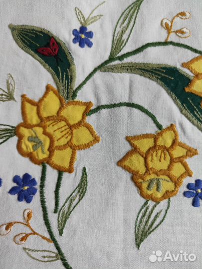 Скатерть винтажная хлопок