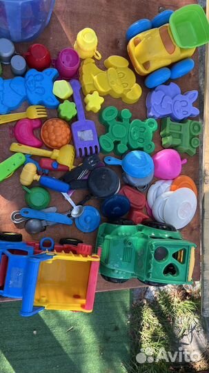 Детские игрушки пакетом для дачи