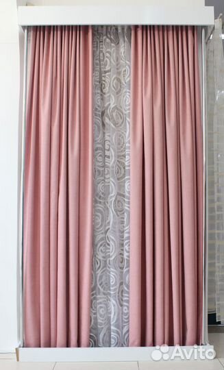 Шторы готовые канвас