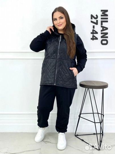 Костюм тройка женский 60-62