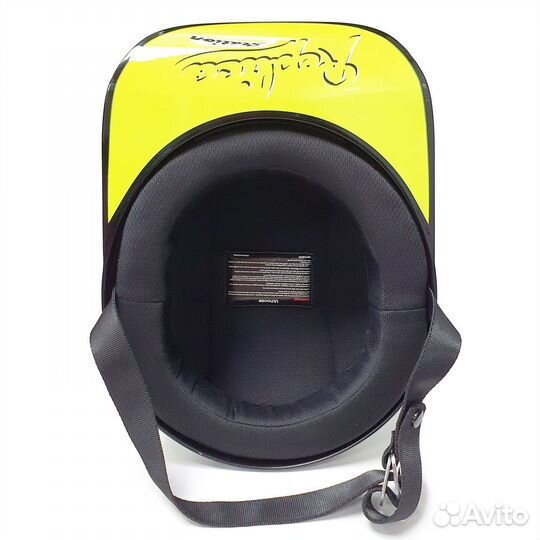 Шлем-каска (черный, узор Rock, +бандана) M