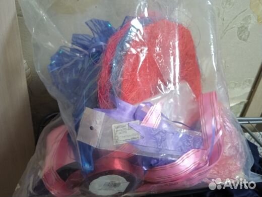 Каркасы для букетов, ленты, банты