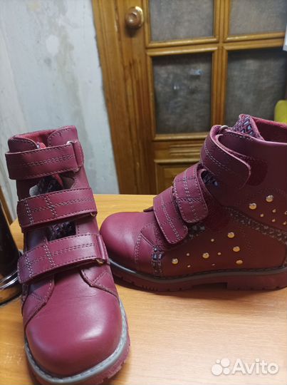 Ботинки демисезонные для девочки 29 размер