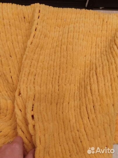 Плюшевые пледы из Alize puffy