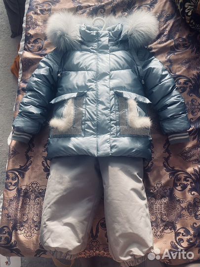 Зимний костюм для девочки 86 размер