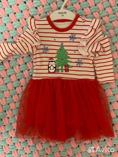 Платье для девочки 74