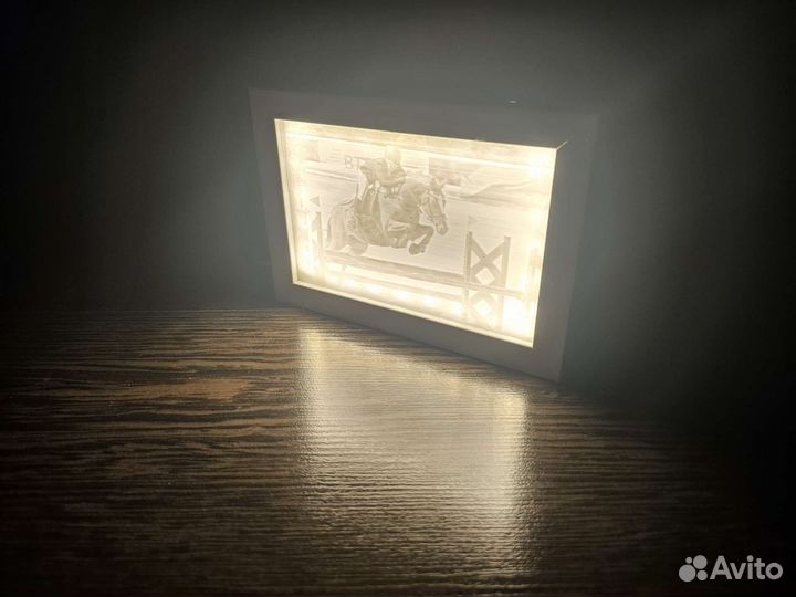 Светильник ночник с фотографией (литофания)