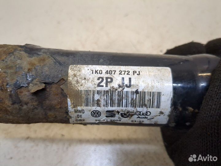 Полуось Volkswagen Scirocco 2008, 2009