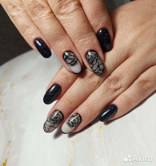 Маникюр гель лак